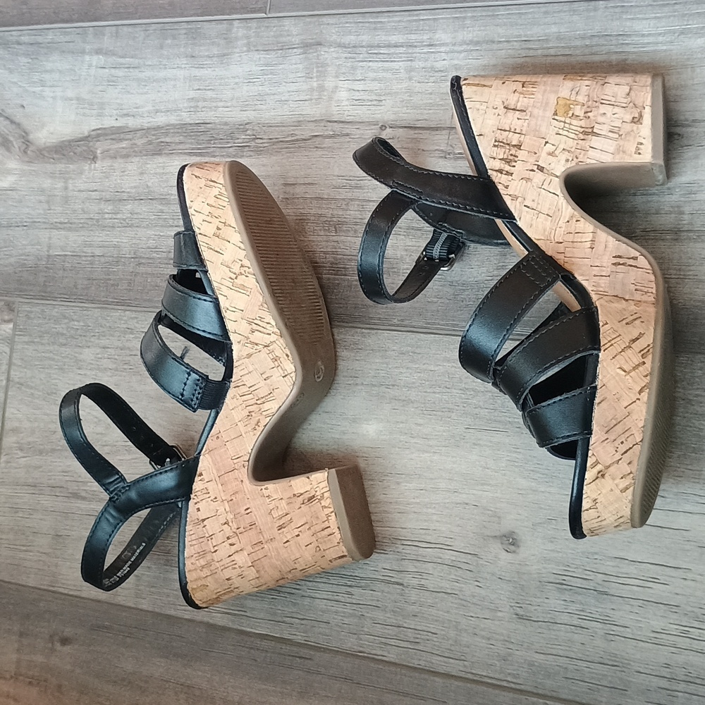 a.n.a wedge Block heeled sandals Size 8 - Picture 3 of 10